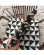 Chanel Large Houndstooth Tweed CC Clutch AP0803 Beige/Black 2019