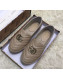Gucci Leather Espadrille with Double G 551890 Beige 2019