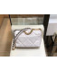 Chanel Maxi Quilted Lambskin 19 Small Flap Bag AS1160 White 2019