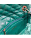 Chanel Shearling Lambskin Small Flap Bag AS1199 Green 2019