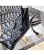 Dior Saddle Blue Oblique Canvas Pochette Pouch/Crossbody Bag 2020
