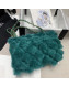 Chanel Shearling Lambskin Medium Flap Bag AS1063 Green 2019