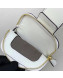 Fendi Strap You Calfskin FF Shoulder Strap with iPhone Pocket White 2019