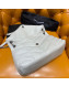 Saint Laurent Loulou Puffer Medium Bag in Quilted Lambskin 577475 White 2019