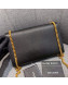 Saint Laurent Medium Kate Chain Crossbody Bag in Grained Leather 470428 Black 2019