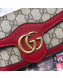 Gucci GG Marmont Matelassé Super Mini Bag 476433 Beige/Red 2019