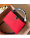 Louis Vuitton Capucines PM Top Handle Bag M52990 Red/Grey/Blue 2019