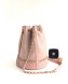 Chanel Lambskin Drawstring Bucket Bag AS0373 Pink 2019