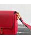 Prada Emblème Saffiano Leather Shoulder Bag 1BD217 Red 2019