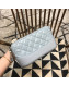 Chanel Gabrielle Clutch on Chain/Mini Bag A94505 Light Blue 2019