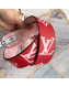 Louis Vuitton XL Monogram Bandouliere Shoulder Strap J02442 Red/Pink