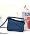 Loewe Puzzle Mini Bag in Smooth Calfskin Dark Blue 2022 10173