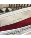 Chanel Gabrielle Clutch on Chain/Mini Bag A94505 White 2019