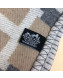 Hermes Wool Cashmere H Checker Blanket 180x135cm Grey 2019