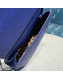 Dolce&Gabbana Classic Medium Sicily Palm-Grained Leather Top Handle Bag Royal Blue