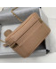 Chanel Grained Calfskin Long Vanity Case Top Handle Bag AS0988 Beige 2019