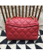Chanel Quilted Lambskin Small Flap Bag AS0936 Red 2019