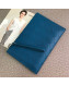 Bottega Veneta Maxi Woven Medium Pouch Blue 2019
