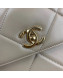 Chanel Maxi Quilted Lambskin Small Flap Bag with Top Handle Bag A92236 Gray 2019