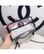 Chanel PVC Pearl Flap Bag Black/Transparent 2019