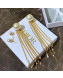 Dior Pearl Tassel Long Earrings Gold 2019