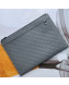 Louis Vuitton Discovery Pochette Damier Infini Leather Pouch N60112 Grey 2019