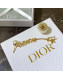 Dior Tribales Pearl Earrings Gold/White 2019