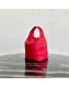 Prada Nylon Drawing Bucket Bag Red 2019