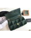 Saint Laurent Medium Jamie Bag in Patchwork Leather 515821 Green 2018