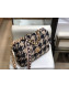 Chanel 19 Houndstooth Wool Tweed Large Flap Bag AS1161 Beige/Black 2019