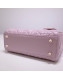 Dior Lady Dior Bag 20cm in Cannage Lambskin Sakura Pink 2019