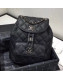 Chanel Grained Calfskin Backpack AS1371 Black 2020
