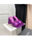 The Attico Silk High Heel Slide Sandals 10.5cm Purple 2022 