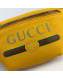 Gucci Logo Print Small Belt Bag 527792 Yellow 2019