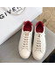 Givenchy Urban Street Smooth Calfskin Logo Sneaker White/Red 2018