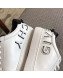 Givenchy Urban Street Smooth Calfskin Logo Sneaker White/Black 2018