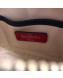 Valentino Rockstud Spike Camera Shoulder Bag in Patchwork Leather Red/Blue 2018