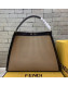 Fendi Peekaboo X-Lite Large Bag in Perforated Leather Beige 2019
