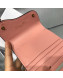 Dior Saddle Grained Calfskin Mini Flap Wallet Pink 2019