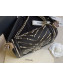 Chanel Pearl Chevron Calfskin Small Boy Flap Bag A67085 Black 2020