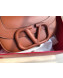Valentino Supervee Supple Calfskin Maxi-Logo Crossbody Bag 1011L Brown 2020