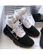 Balenciaga Triple S x Nike Stretch Knit High-top Lace-up Sneakers Black/White 2019 (For Women and Men