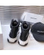 Balenciaga Triple S x Nike Stretch Knit High-top Lace-up Sneakers Black 03 2019 (For Women and Men)