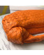 Bottega Veneta Medium BV Jodie Woven Lambskin Hobo Bag Orange 2020