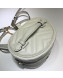 Gucci GG Marmont Mini Round Backpack 598594 White 2019