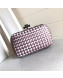 Bottega Veneta Silk Chain Knot Intreccio Impero Clutch Light Purple 2019