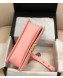 Chanel Quilted Calfskin Medium Flap Bag A67086 Pink 2019