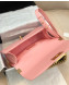 Chanel Quilted Calfskin Medium Flap Bag A67086 Pink 2019