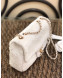 Chanel Sequins Small Flap Bag Snow AS1126 White 2019