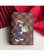 Louis Vuitton Damier Ebene Canvas Tom and Jerry Print Passport Cover N64411 2019